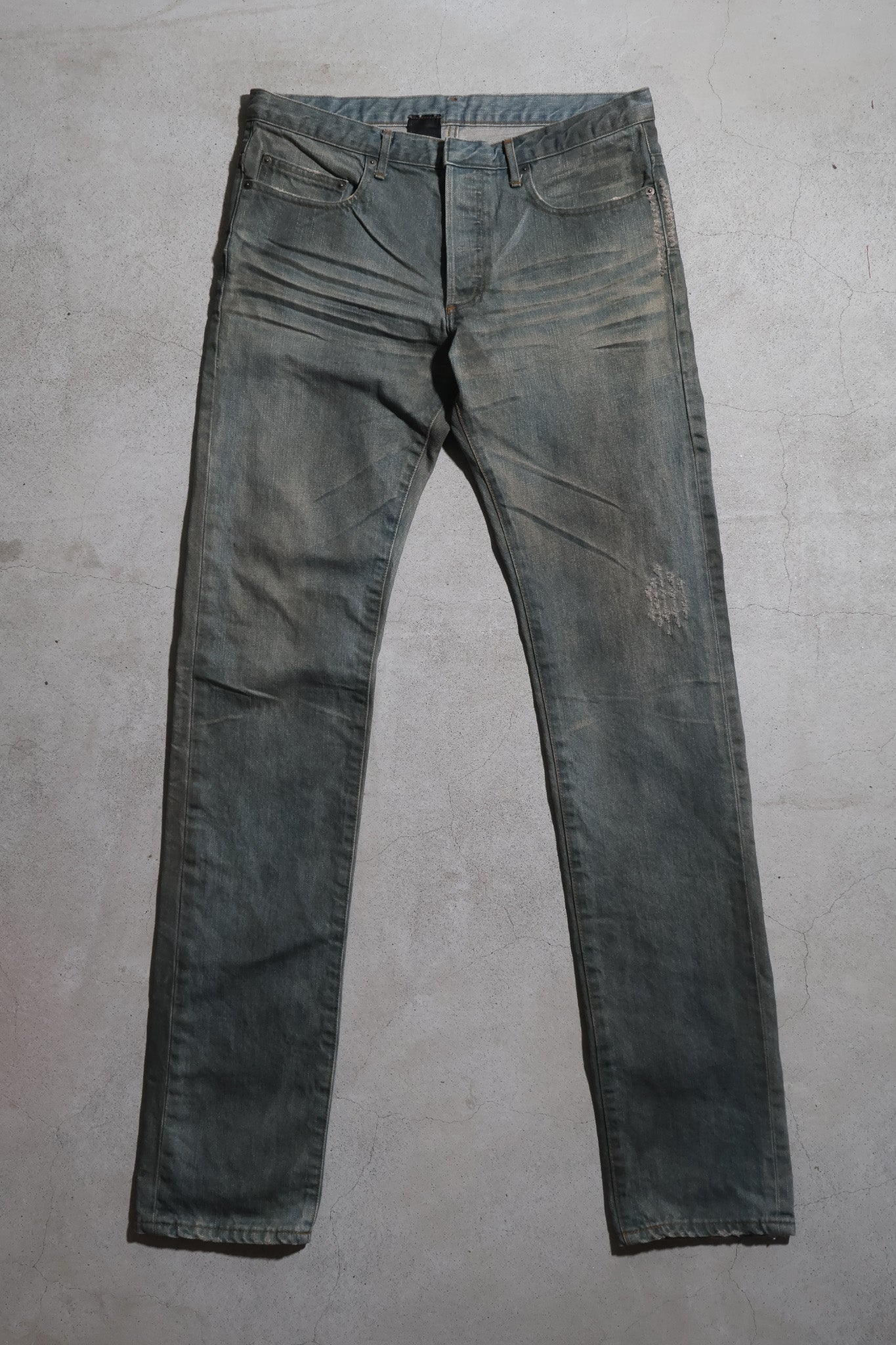 Dior Homme SS04 Dirty Bleu Clair Denim