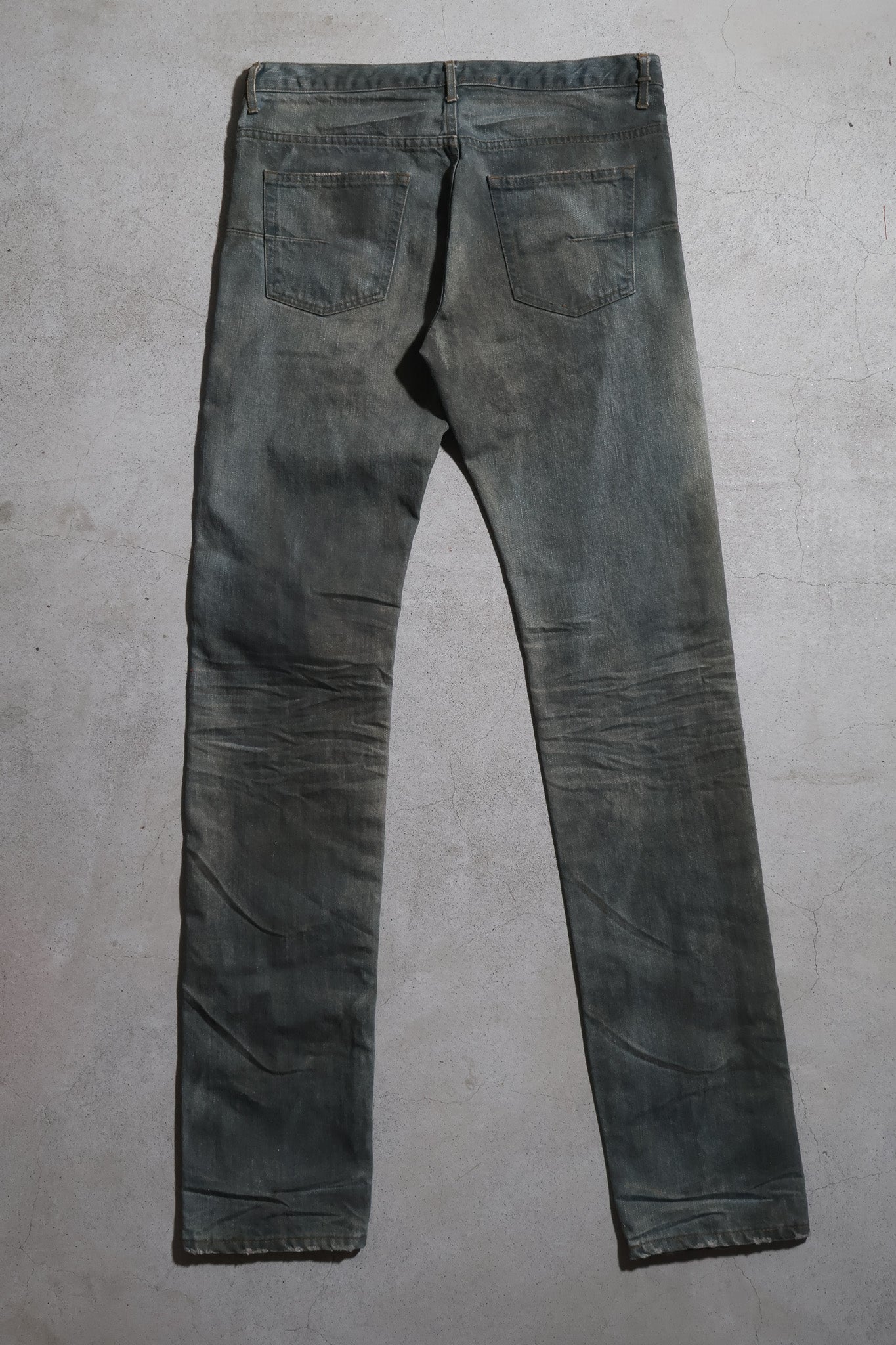 Dior Homme SS04 Dirty Bleu Clair Denim