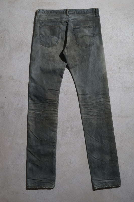 Dior Homme SS04 Dirty Bleu Clair Denim