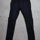 Balmain AW12 Waxed Quilted Biker Denim