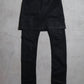Rick Owens SS14 Waxed Kilt Denim