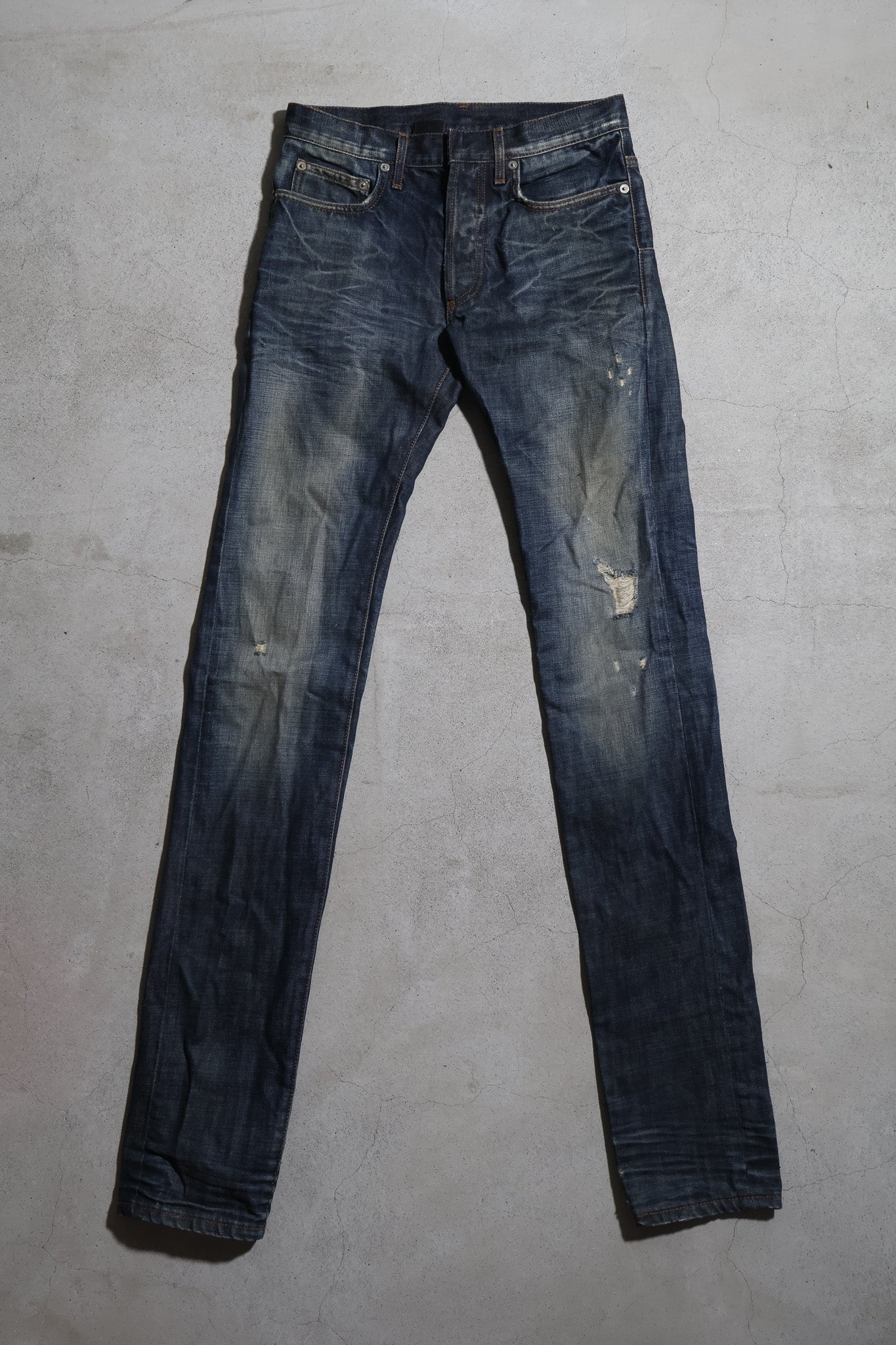 Dior Homme AW10 Whiskered Rust Denim