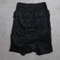 Rick Owens SS19 Creatch Waxed Drop Crotch Cargo Shorts