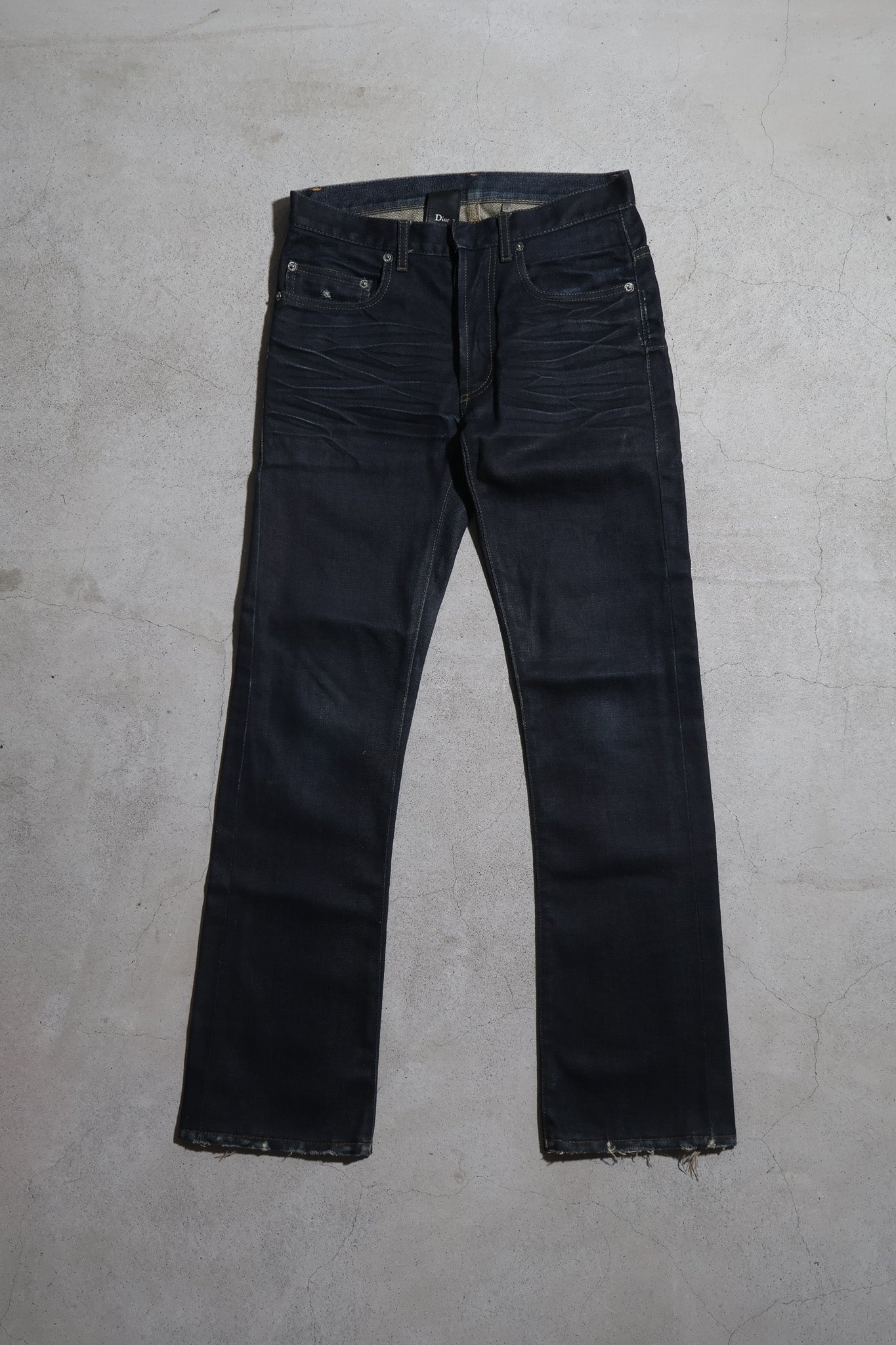 Dior Homme AW05 Coated Bootcut Denim