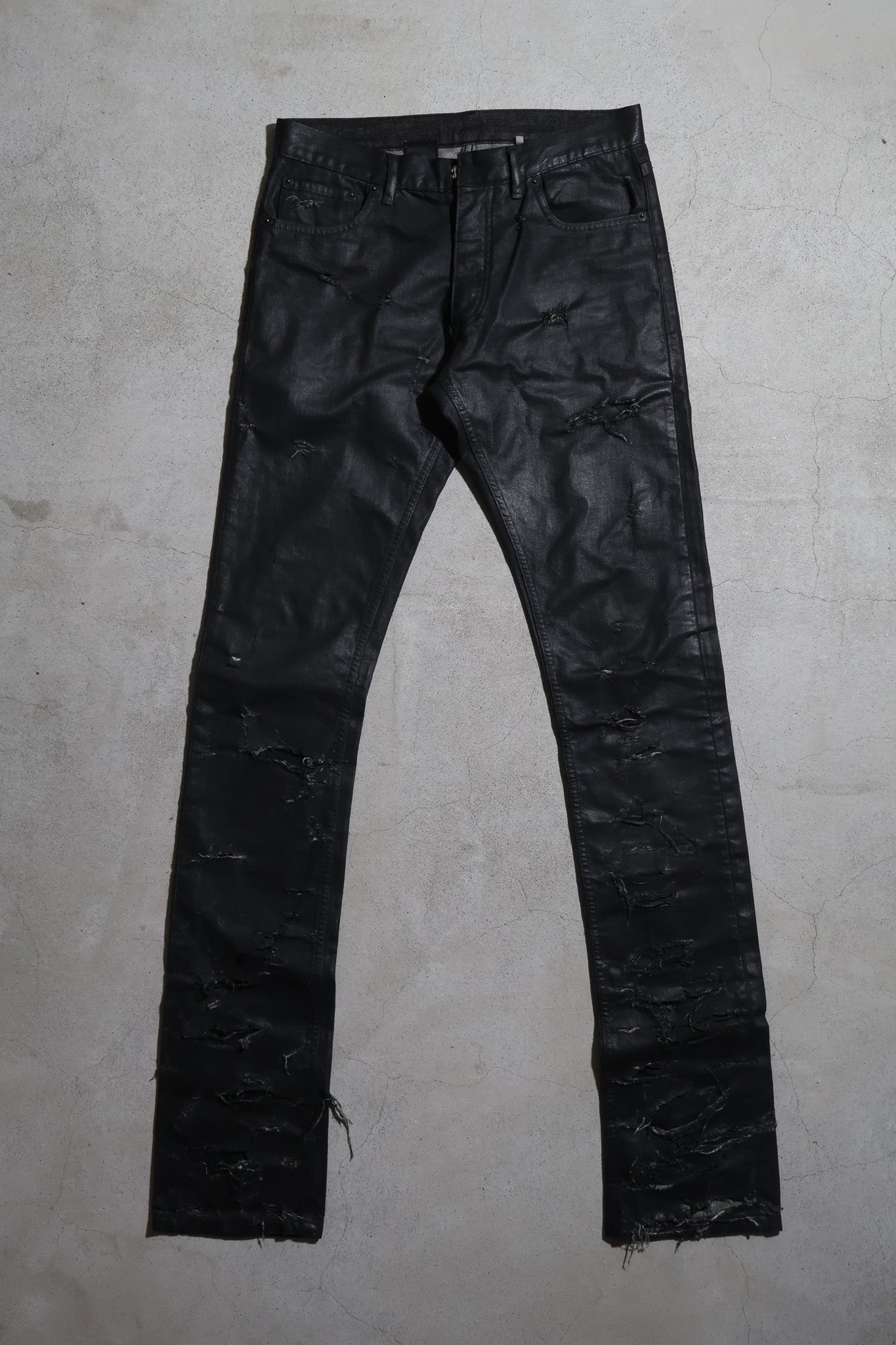 Dior Homme SS04 Strip Waxed Denim