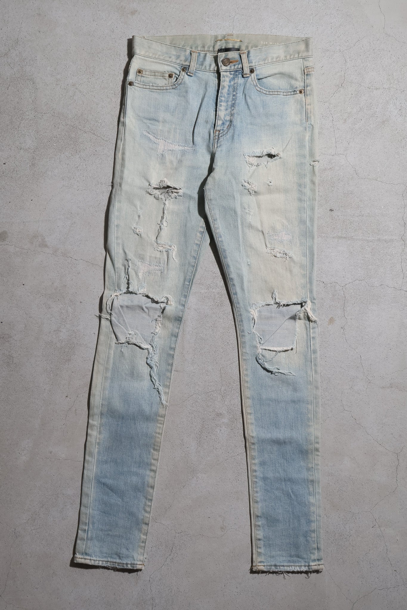 Saint Laurent SS16 D01 Crash Denim