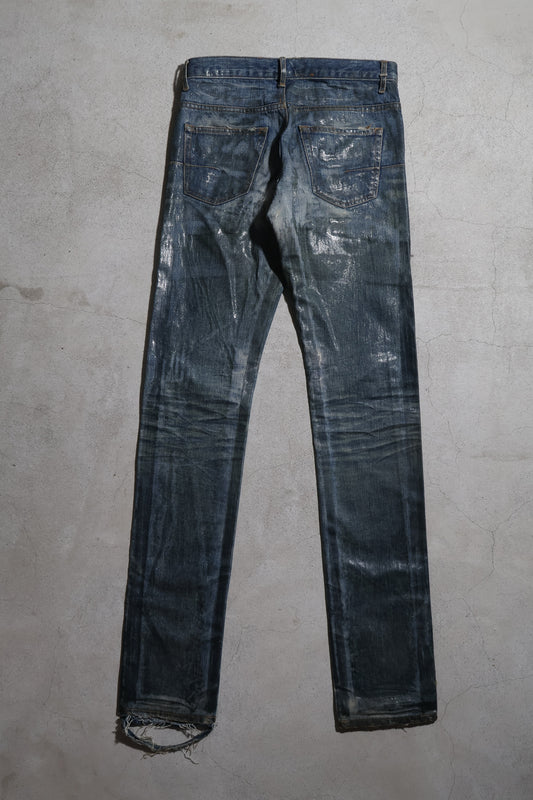 OG Dior Homme AW03 Luster Clawmark Denim
