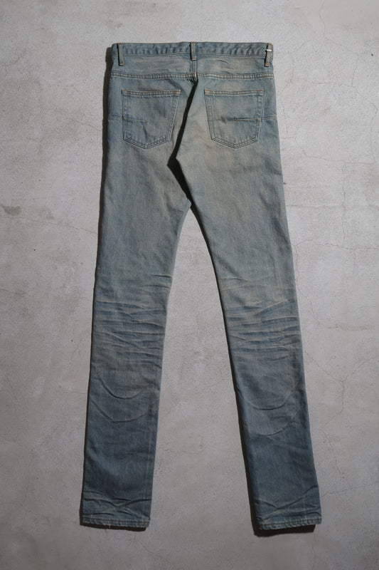 Dior Homme SS04 Strip Runway Bleu Clair Denim