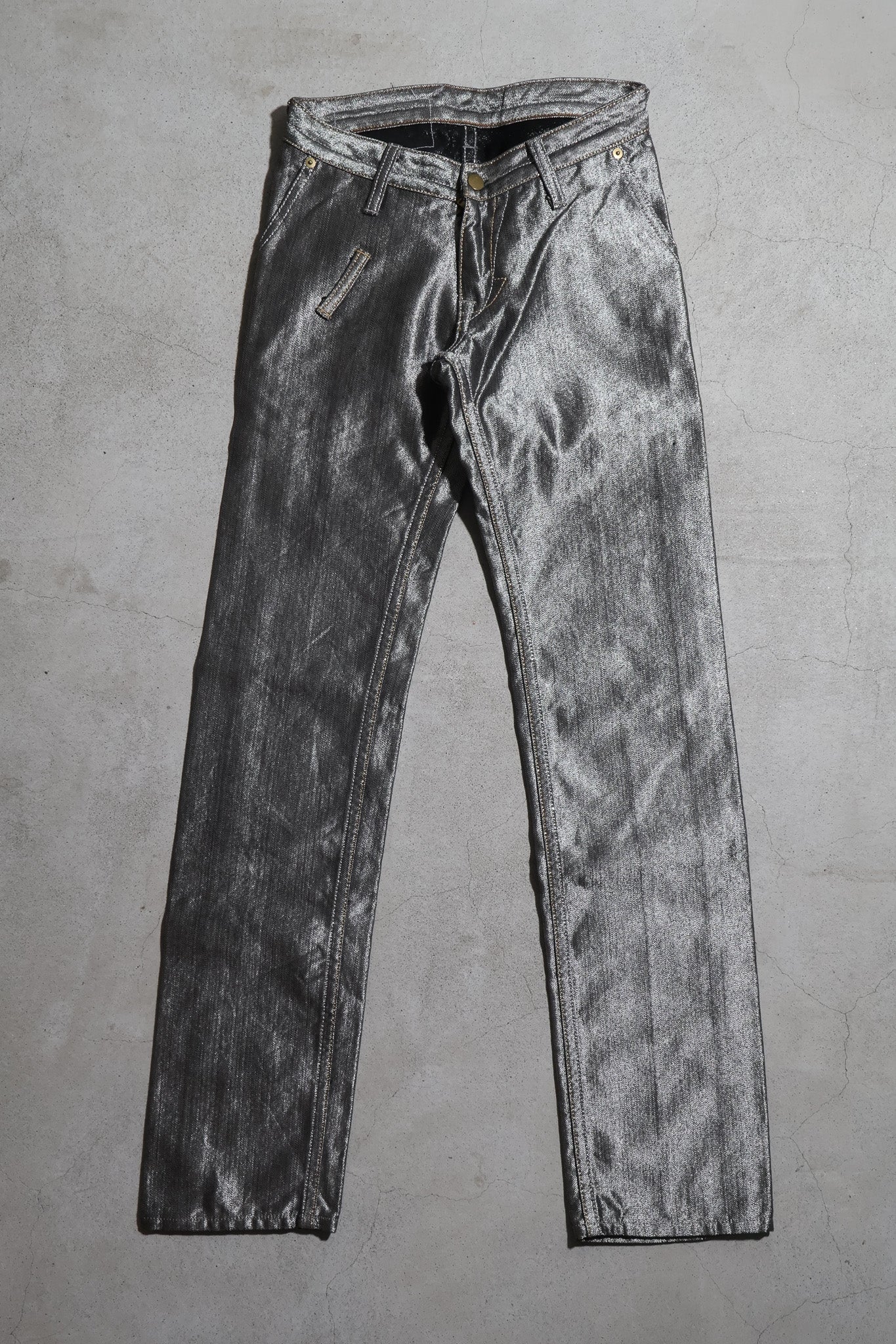 Beauty:Beast Silver Coated Denim