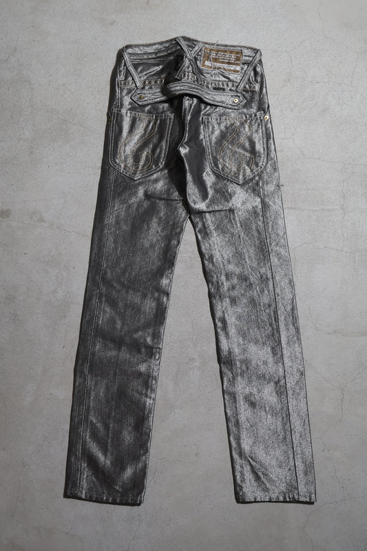 Beauty:Beast Silver Coated Denim