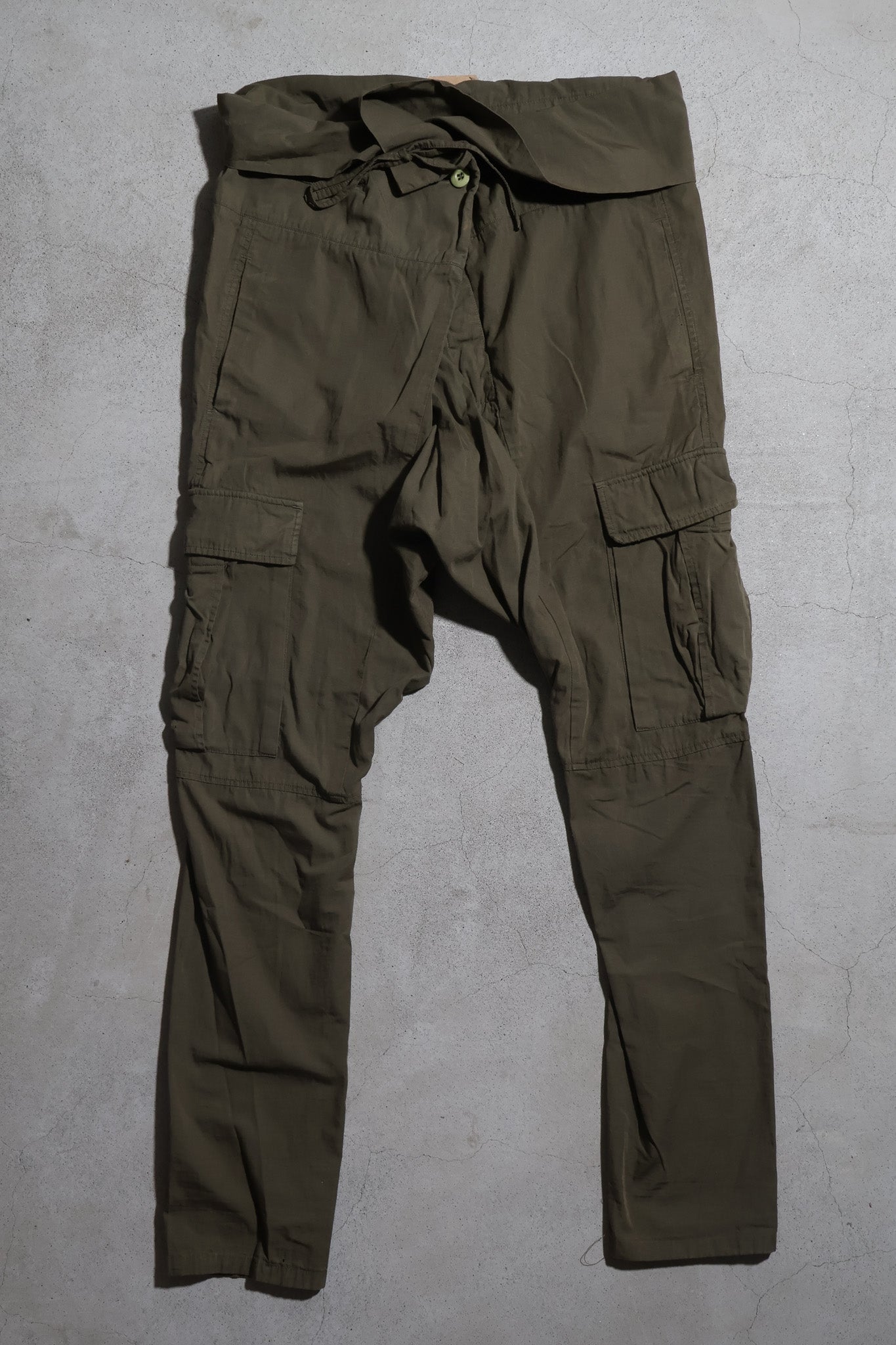 Balmain SS10 Drop Crotch Cargo Pants