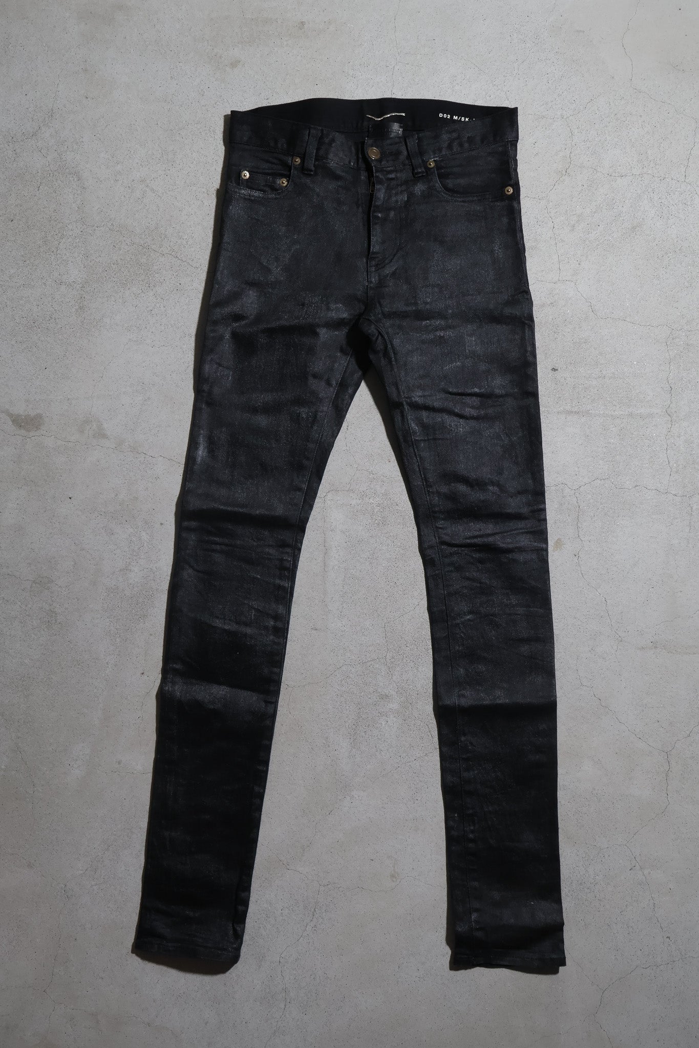 Saint Laurent SS15 Waxed D02 Denim