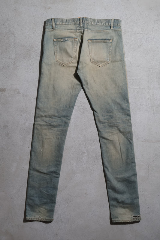 Saint Laurent AW15 Crash Denim