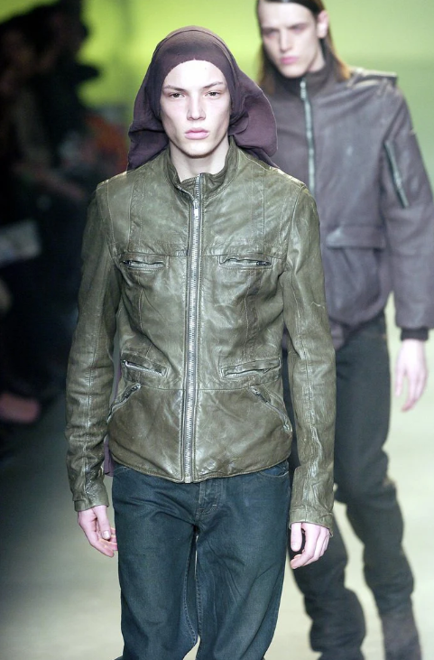 Rick Owens SS04 Runway Leather Jacket
