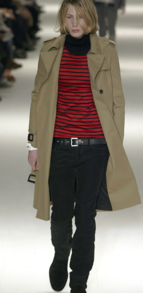 Dior Homme AW04 Runway Trench Coat