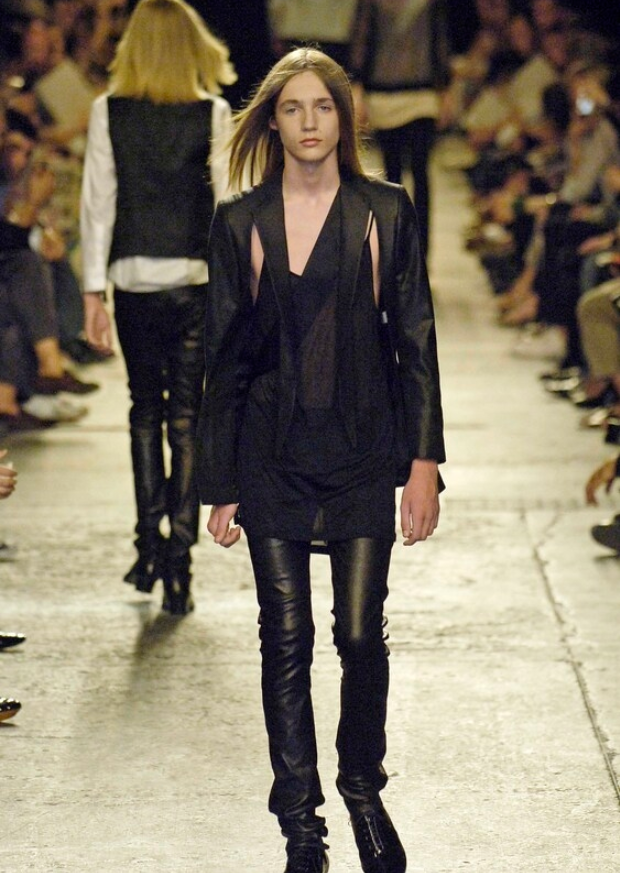 Dior Homme SS07 Runway Detachable Lapel Blazer
