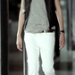 Dior homme SS05 Runway White Whiskered Denim