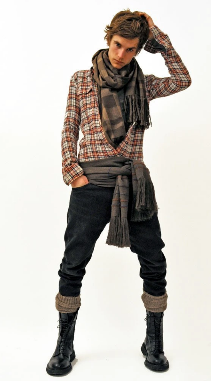 Balmain AW11 Distresed Whiskered Denim