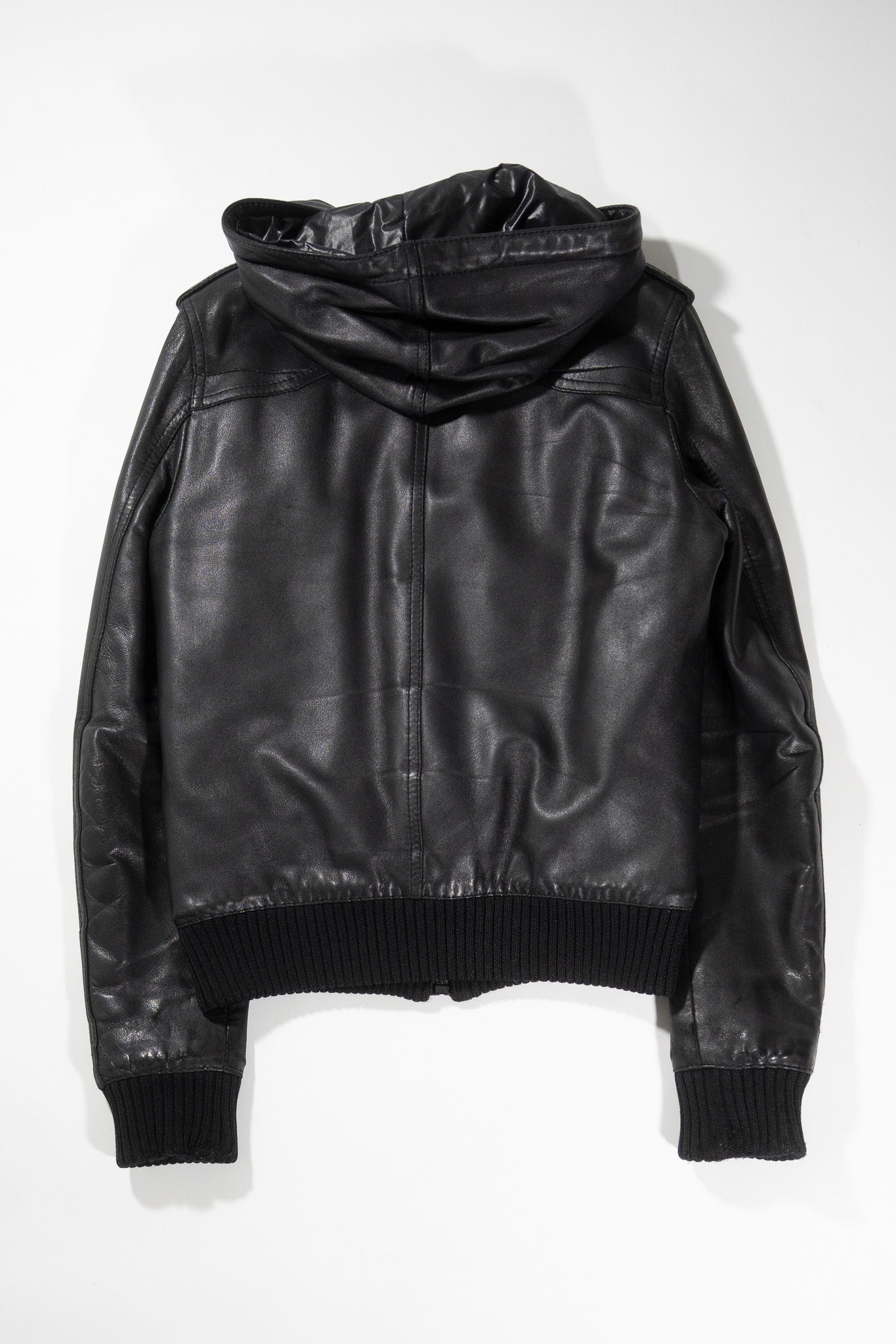 Dior Homme AW07 Hooded Leather Jacket