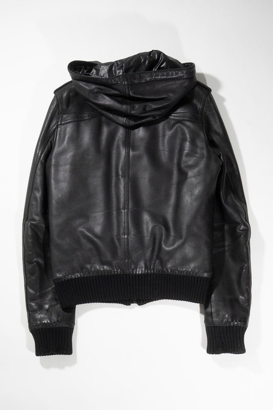Dior Homme AW07 Hooded Leather Jacket