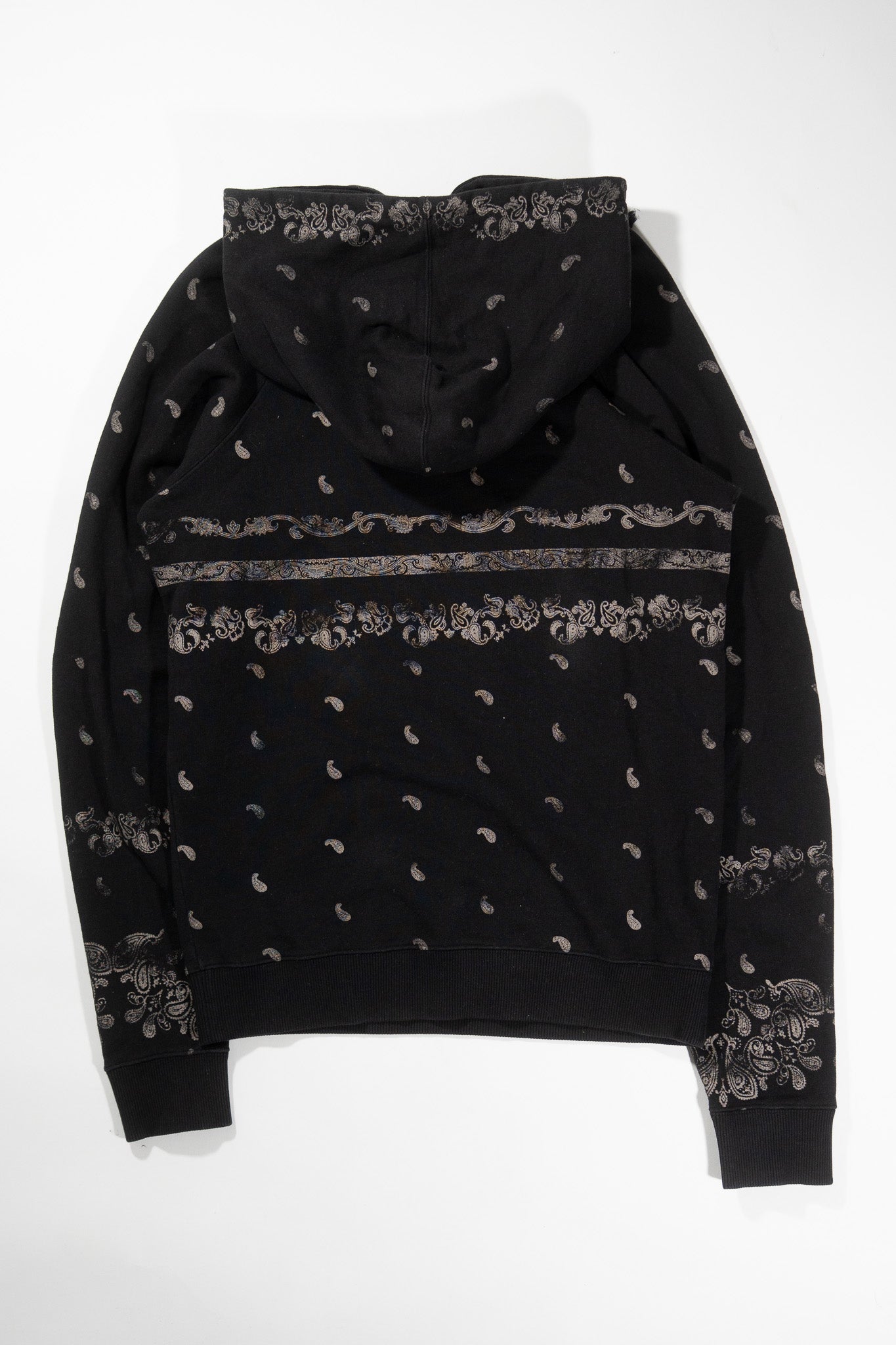 Saint Laurent Paris SS19 Paisley Hoodie
