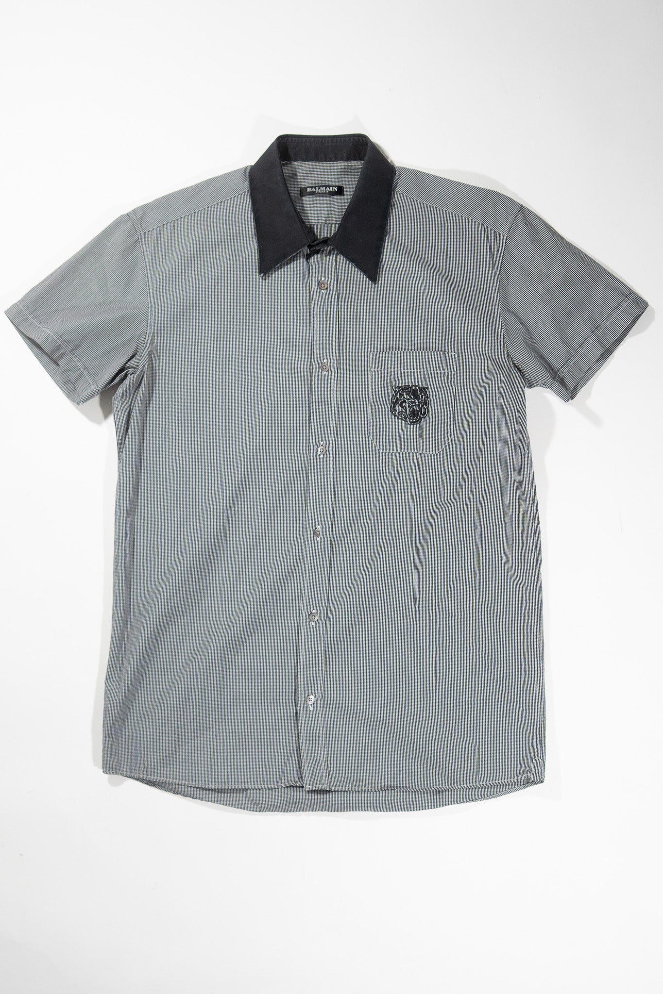 Balmain SS11 Short Sleeve Tiger Shirt