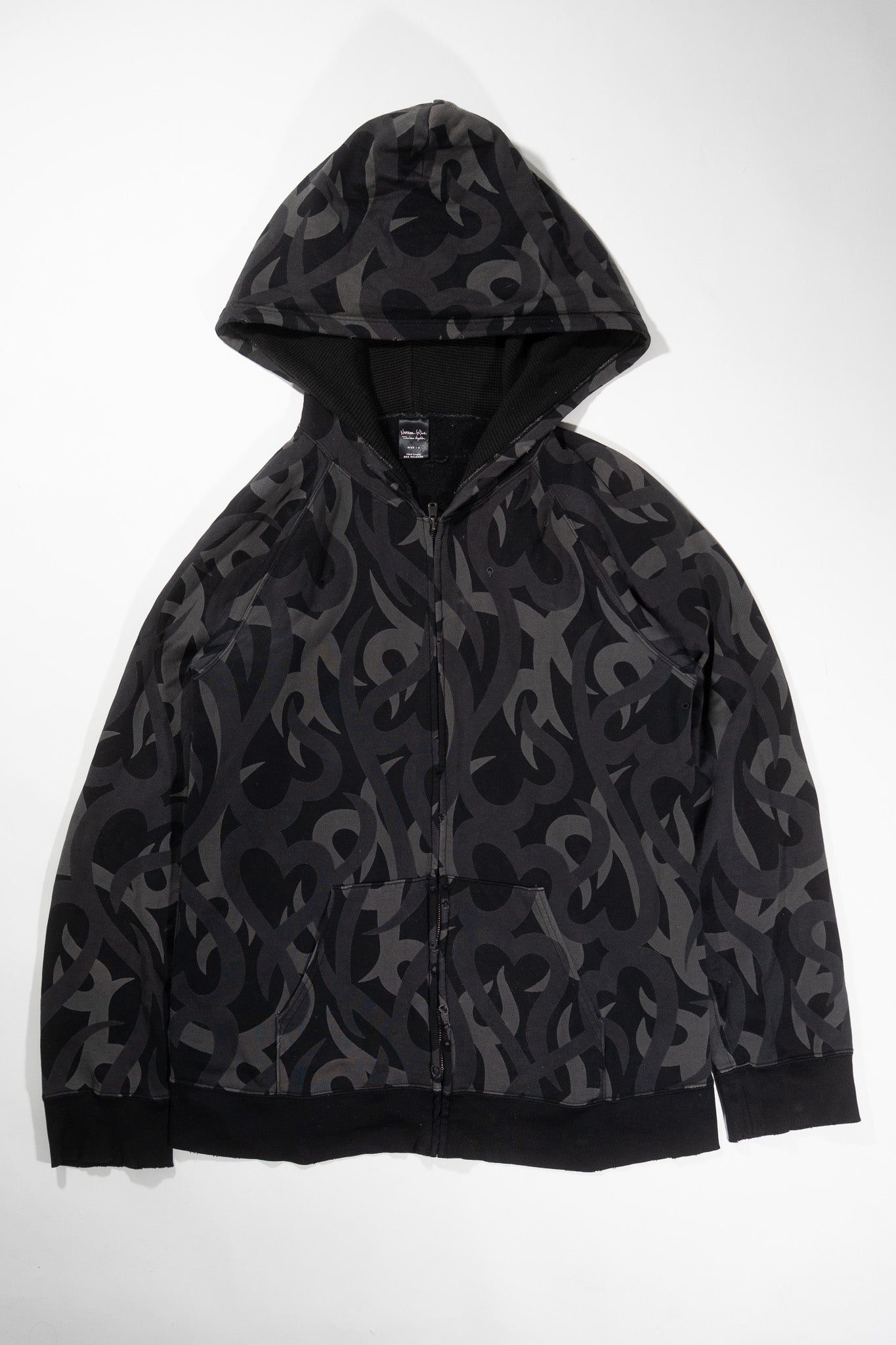Number (N)ine AW04 Tribal Zip Up Hoodie