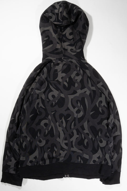 Number (N)ine AW04 Tribal Zip Up Hoodie