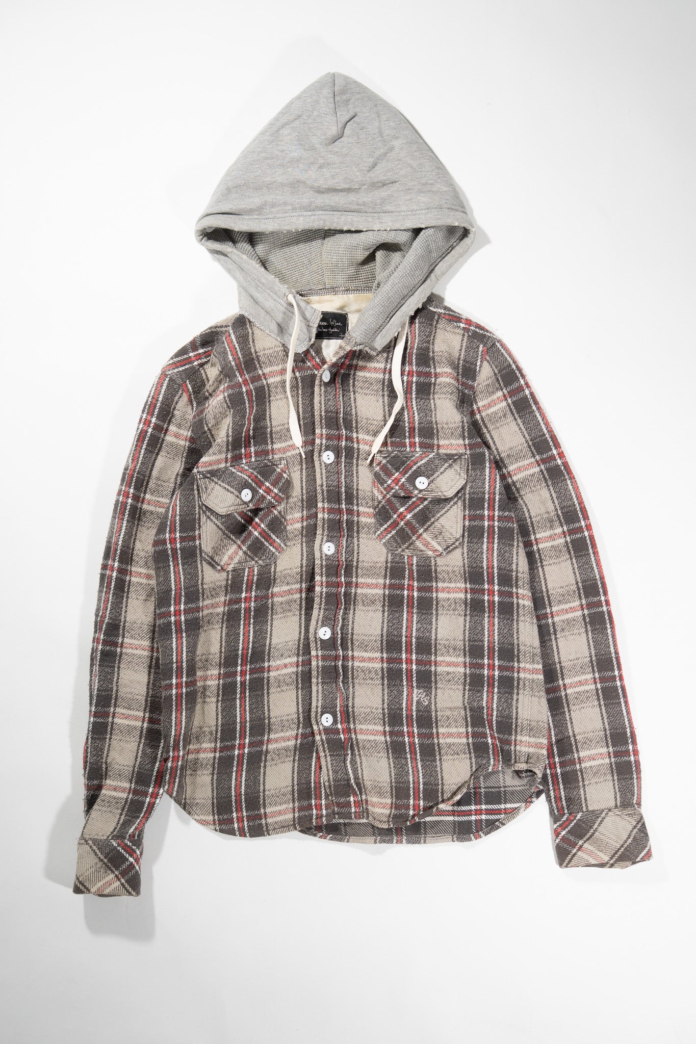 Number (N)ine AW05 THS Flannel Hoodie