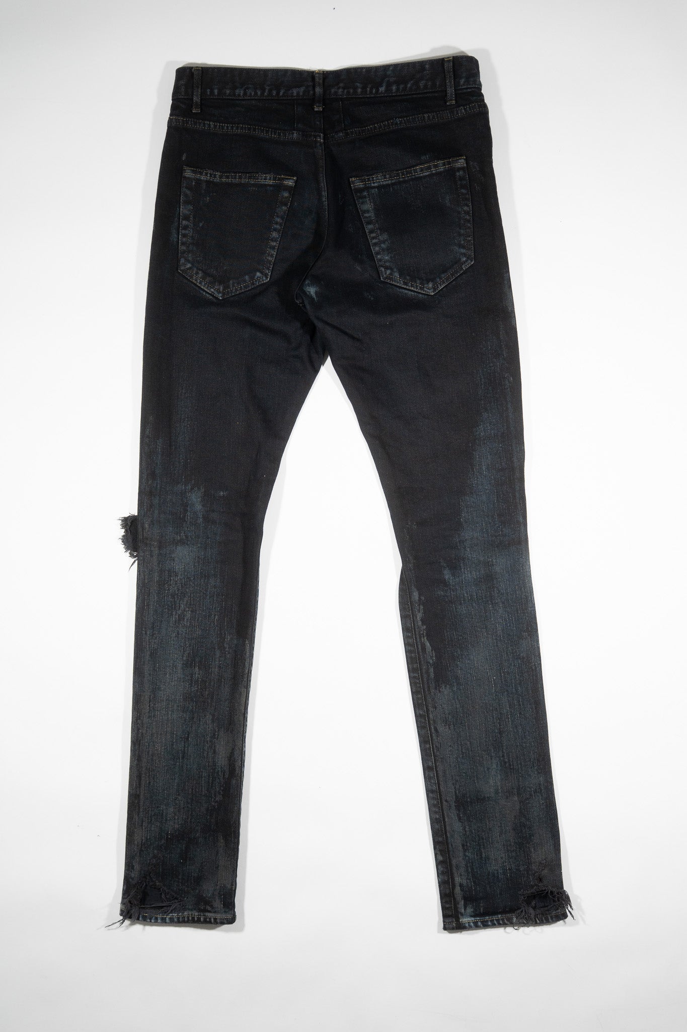 Saint Laurent AW14 Oil Spill Crash Denim