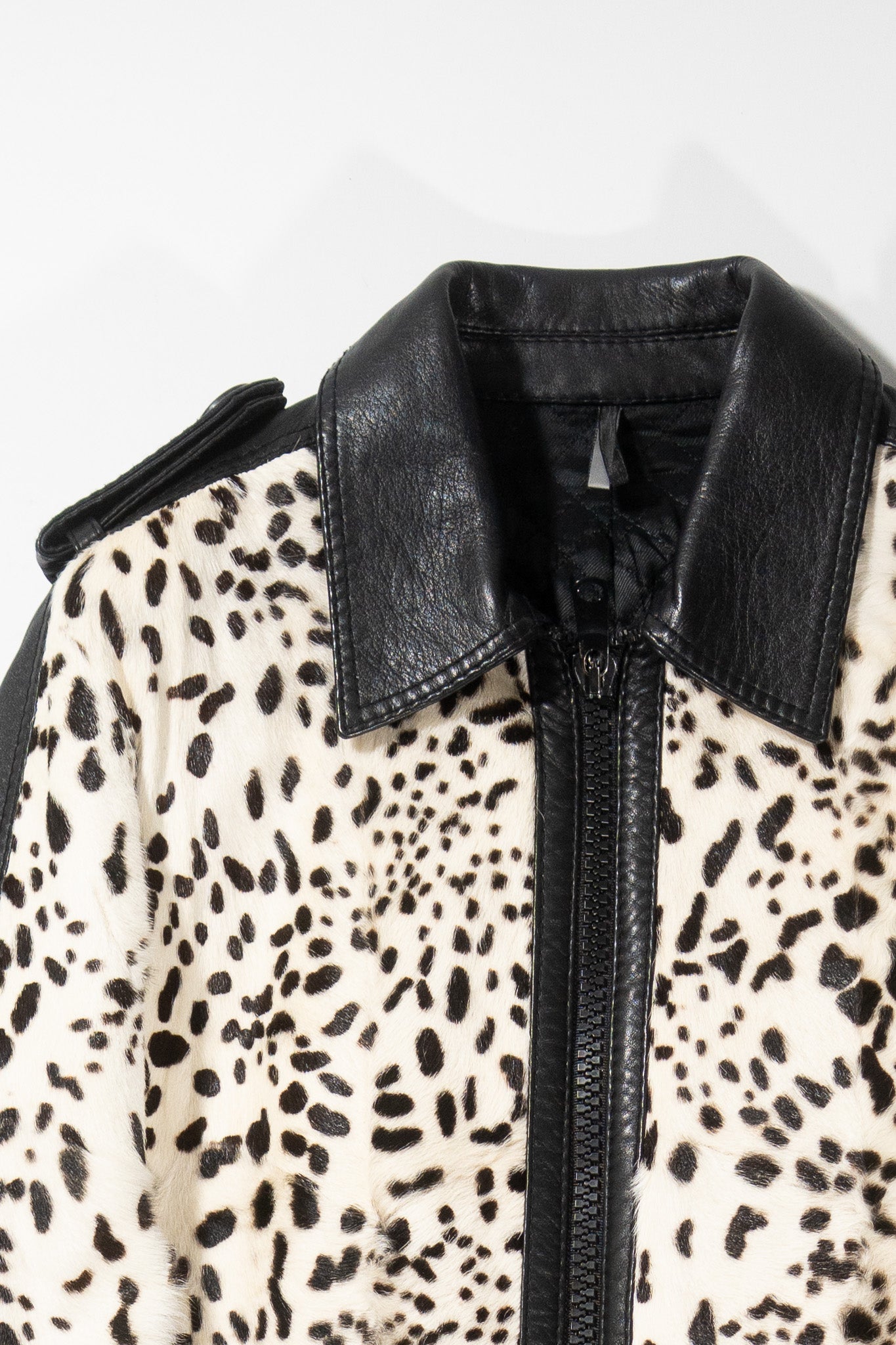Dior Homme AW05 Runway Sample Fur Leather Jacket