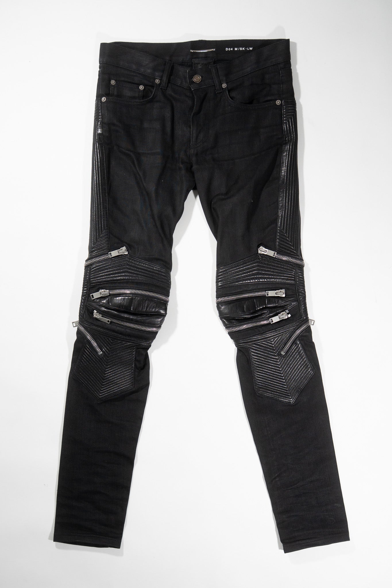Saint Laurent Paris AW13 Runway Biker Denim