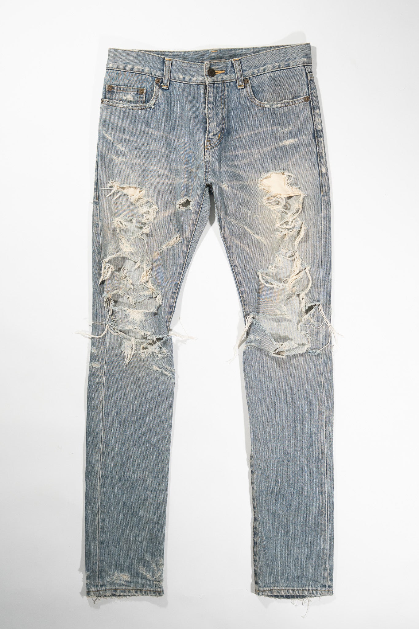 Saint Laurent AW13 Crash Denim