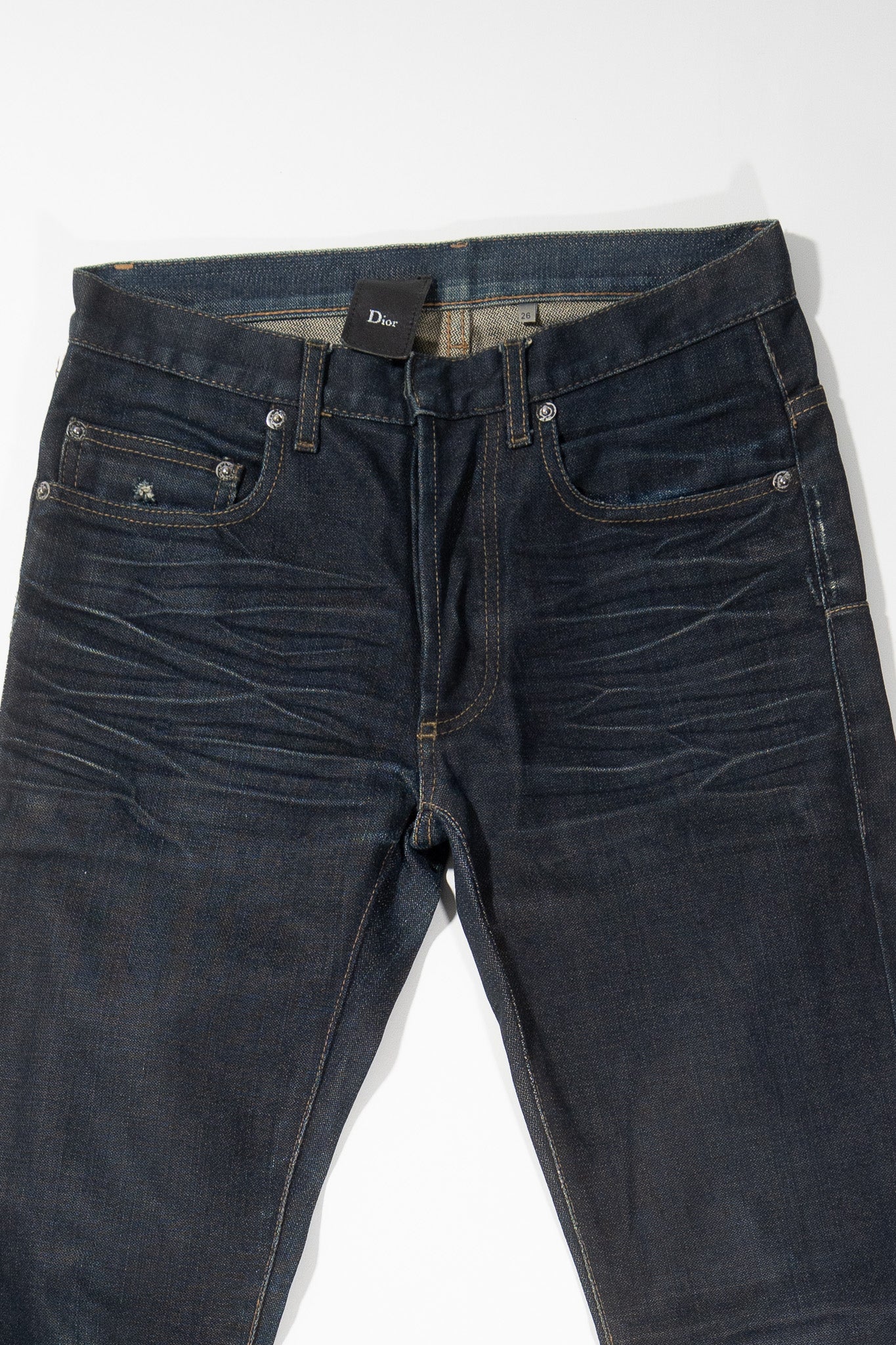 Dior Homme AW05 Coated Bootcut Denim