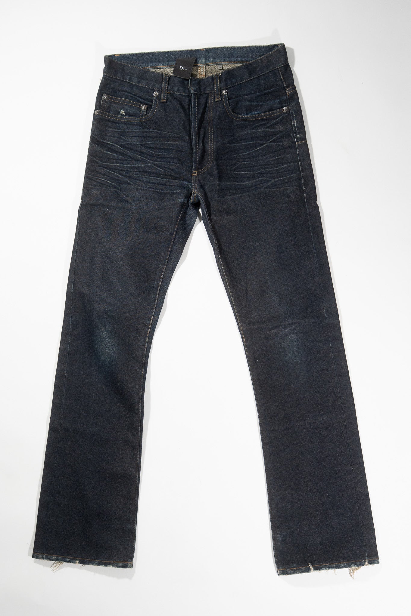 Dior Homme AW05 Coated Bootcut Denim