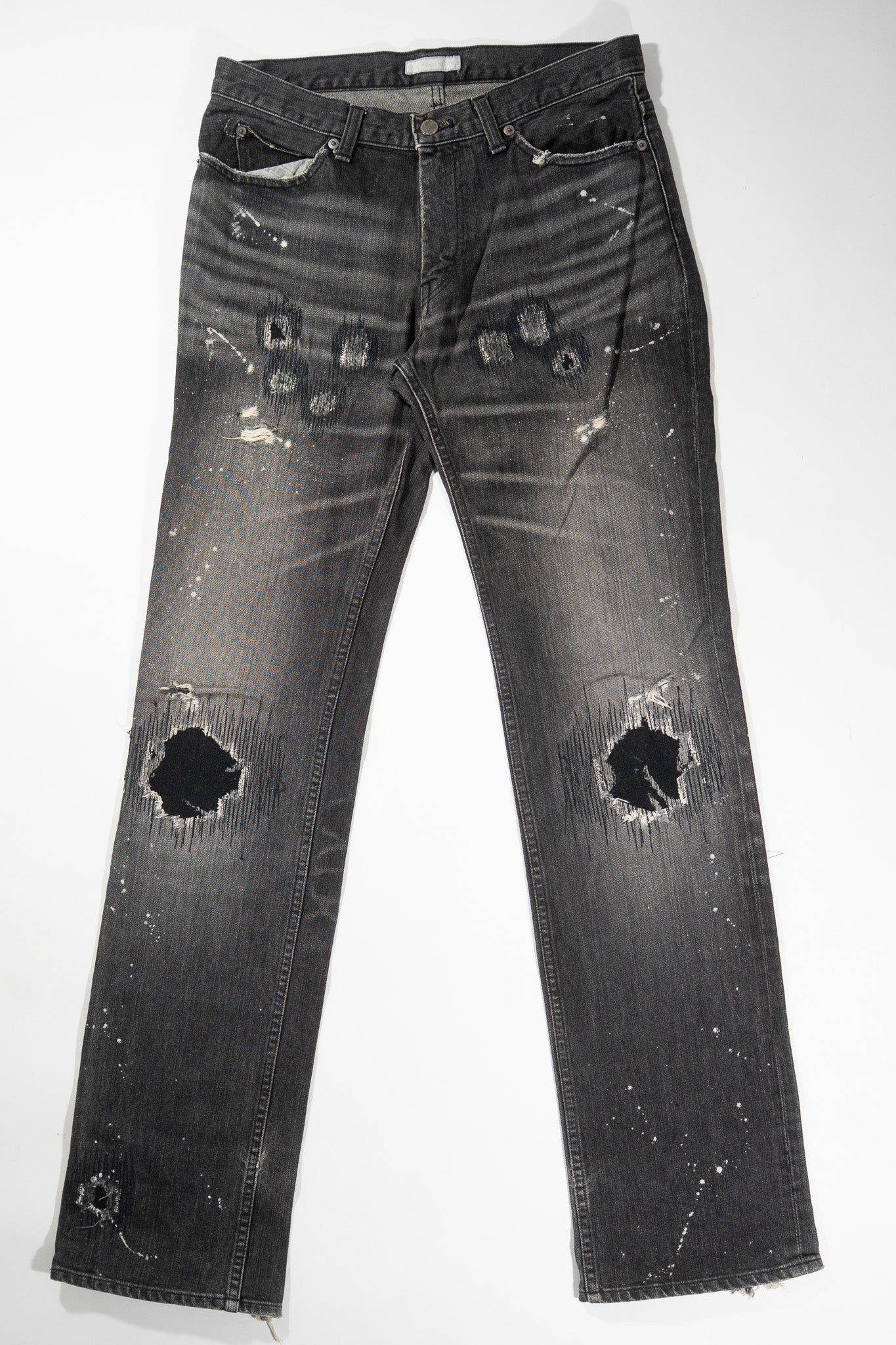 Number (N)ine AW01 Grunge Denim