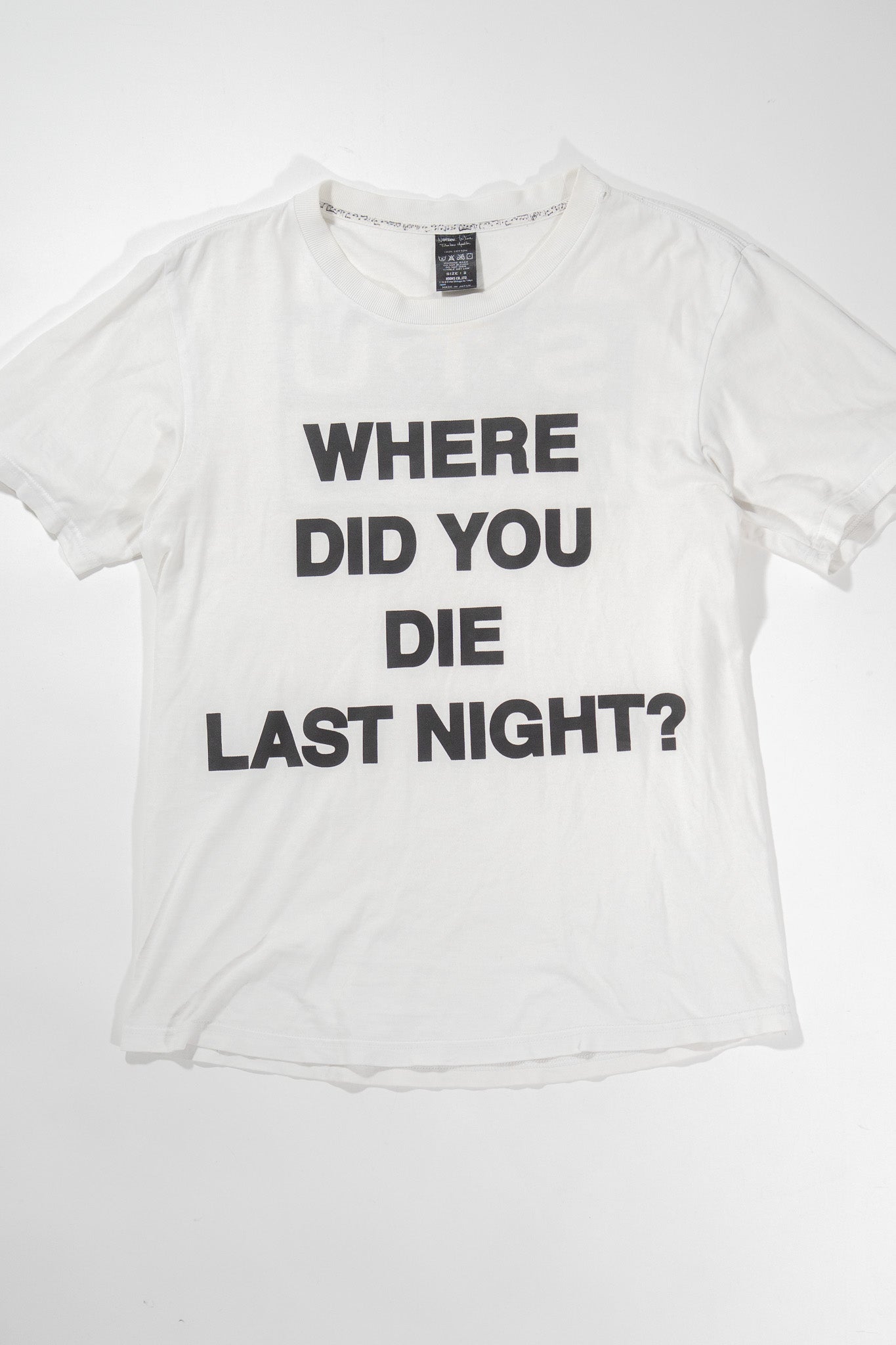 Number (N)ine AW09 Poem Tee