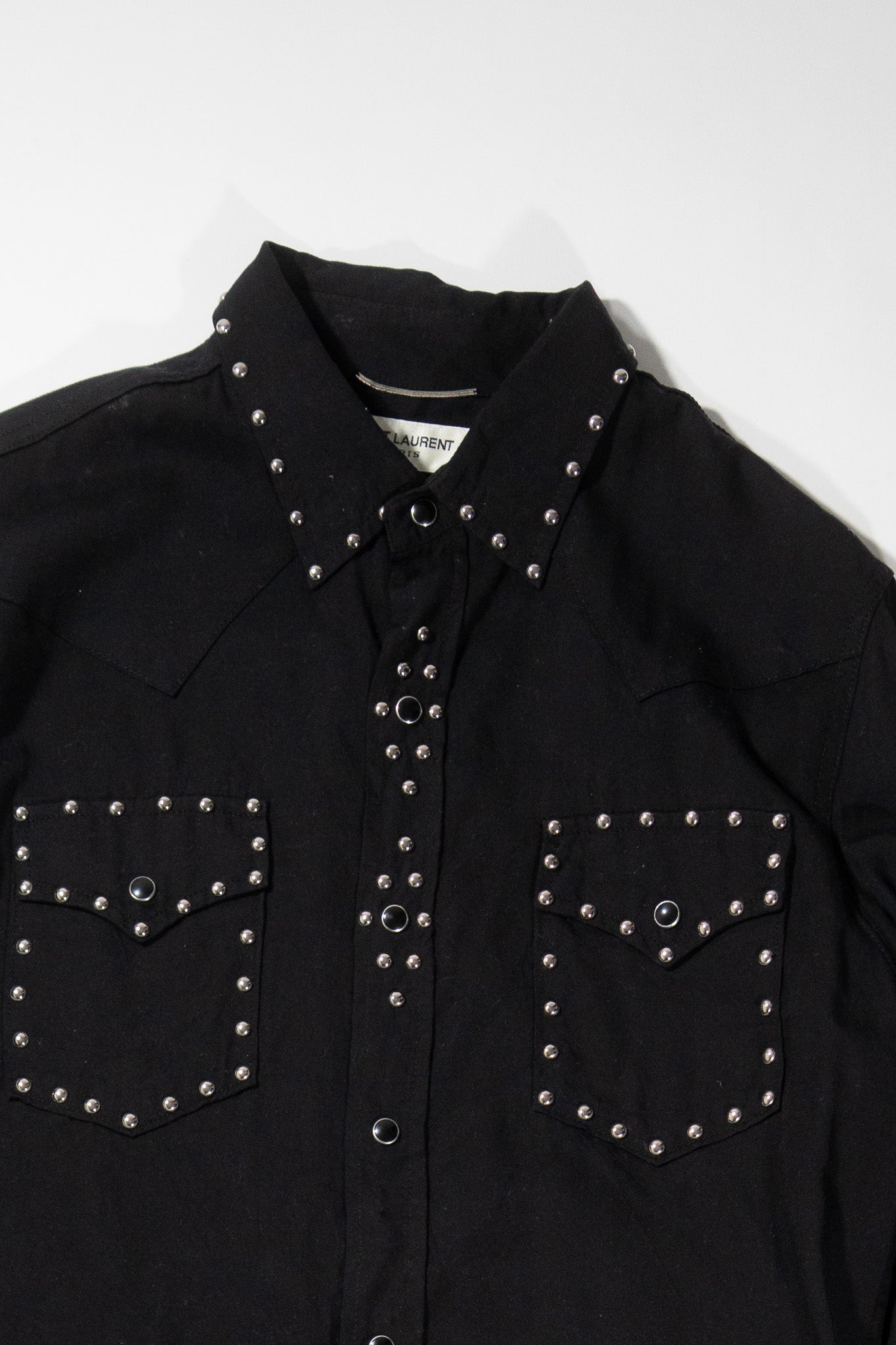 Saint Laurent Paris SS15 Studded Shirt