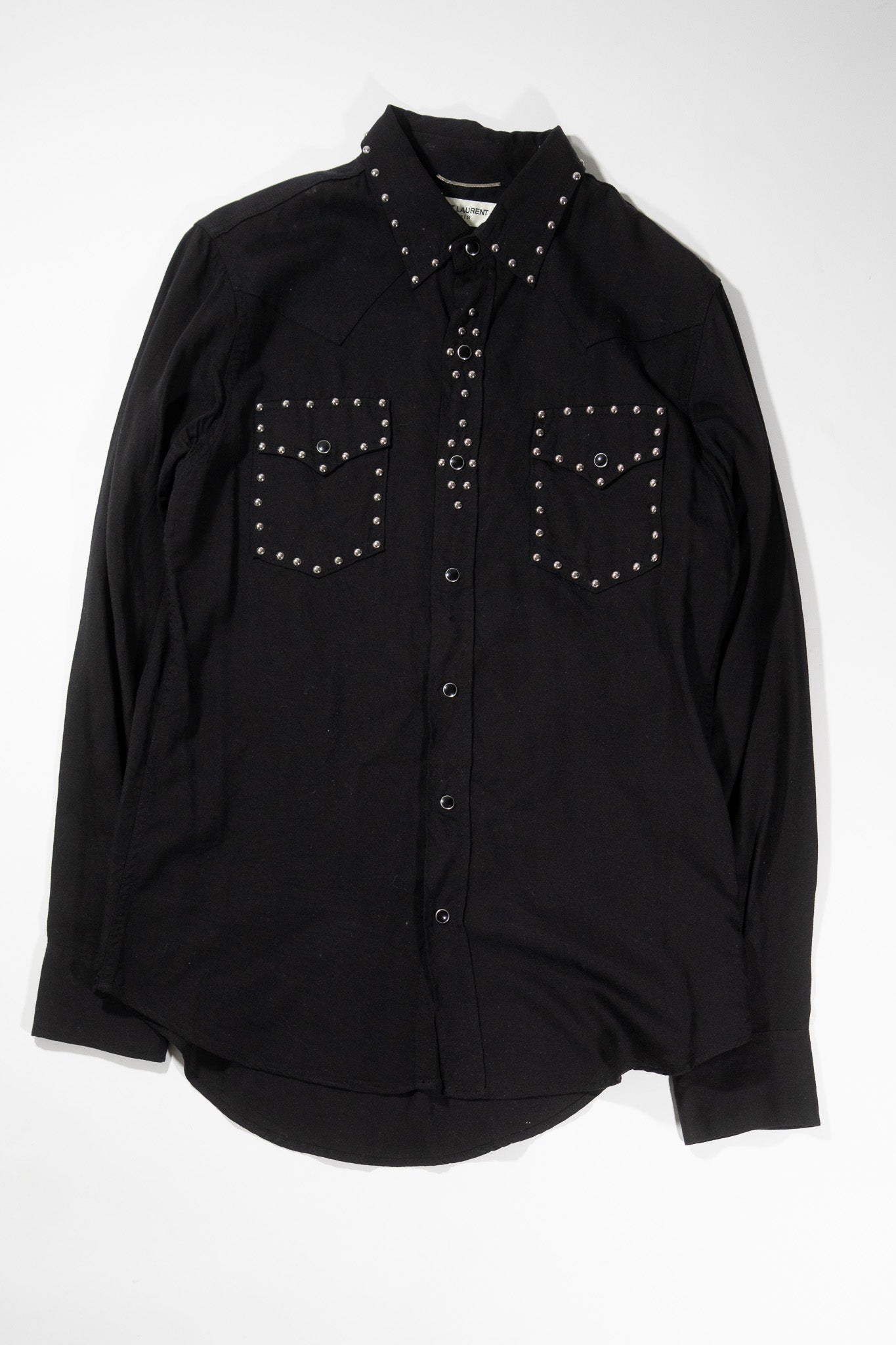 Saint Laurent Paris SS15 Studded Shirt
