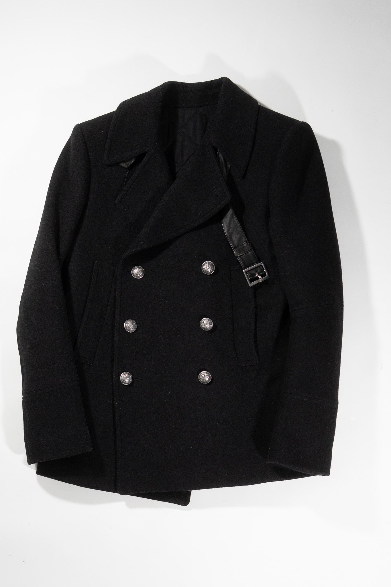 Balmain AW14 Belted Coat