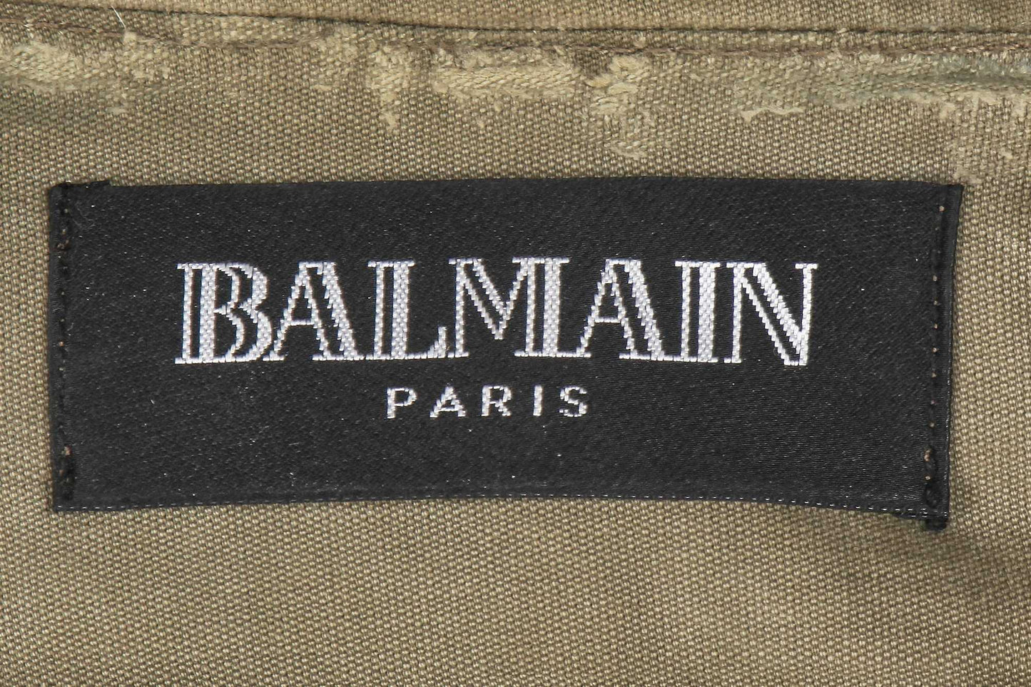 Balmain SS10 Runway Chainmail Military Coat