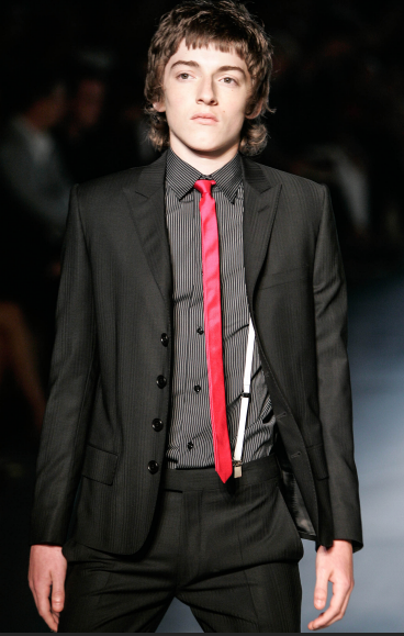 Dior Homme Runway SS06 Striped 5B Blazer