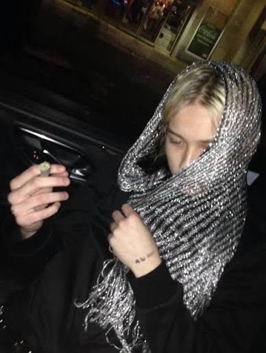 Number (N)ine SS05 Nightcrawler Glitter Scarf
