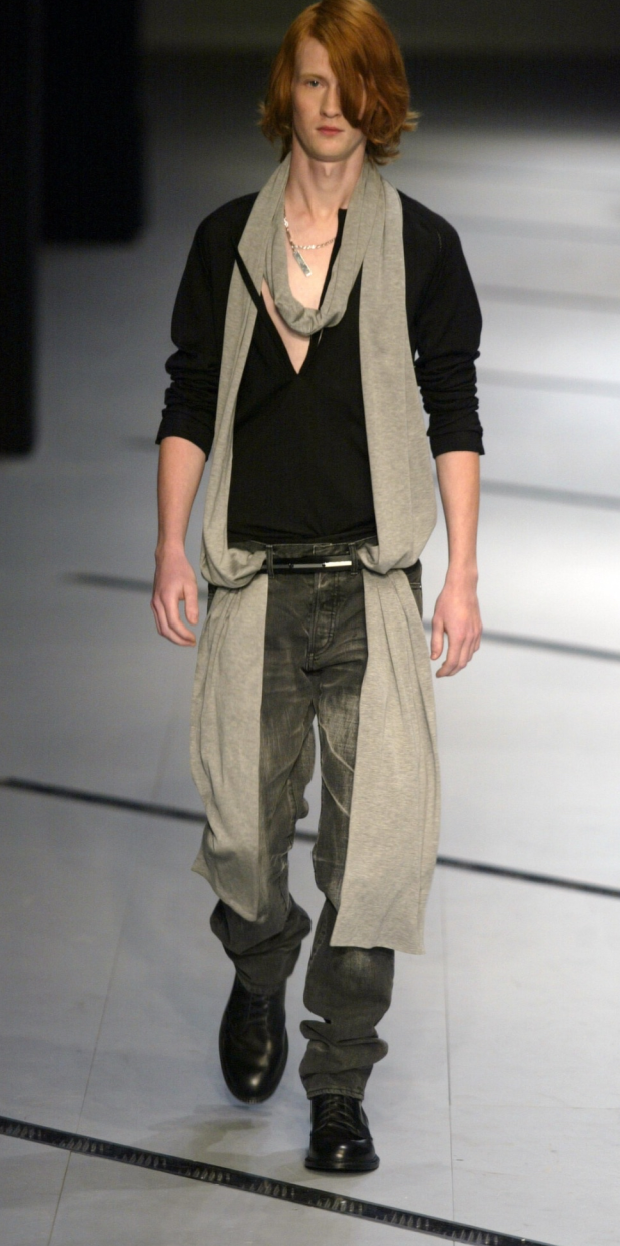 Dior Homme SS03 Runway "Follow Me" Velcro Belt
