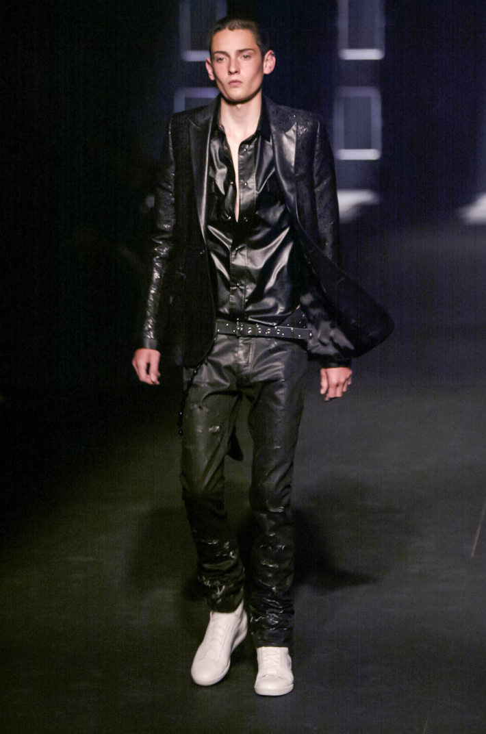 Dior Homme SS04 Strip Runway Studded Belt