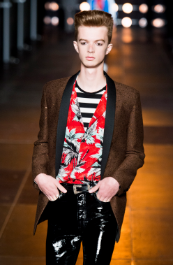 Saint Laurent Paris SS14 Striped Runway Tee