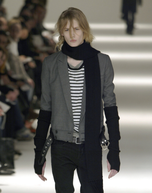 Dior Homme AW04 Runway Striped Shirt