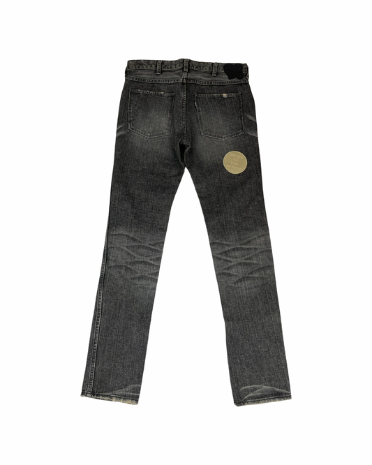Number (N)ine AW04 Give Peace A Chance Patchwork Denim