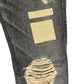 Number (N)ine AW04 Give Peace A Chance Patchwork Denim