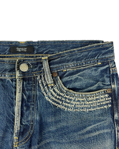 Undercover ss09 Neoboy Distressed Patti Smith Denim